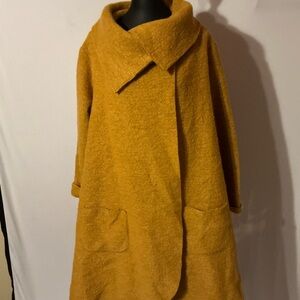 Cozy Mustard Wool Jacket